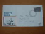 NVPH E103 1e Dag-enveloppe Wereldtentoonstelling – Osaka, Ophalen of Verzenden, Beschreven, Nederland