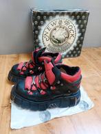 New Rock Boots (Model 106) Red/Black, Ophalen of Verzenden, Zo goed als nieuw, Zwart, Boots