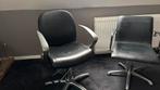 Kapperstoelen, Huis en Inrichting, Fauteuils, Ophalen of Verzenden, Zo goed als nieuw, Minder dan 50 cm