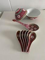 Chinees Arabesque servies rood 10 delen, Ophalen of Verzenden