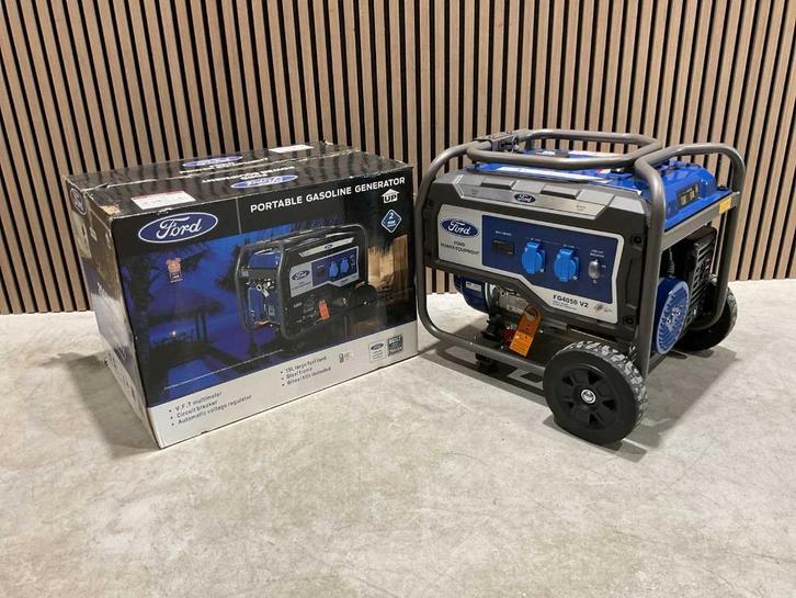 ‼️Ford FG4050 V2 Stroomgenerator/aggregaat‼️, Doe-het-zelf en Verbouw, Aggregaten, Nieuw, Benzine, 5 tot 10 kVA, Ophalen