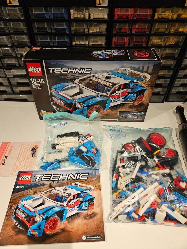 Lego 42077 Technic Ralleyauto, Kinderen en Baby's, Speelgoed | Duplo en Lego, Gebruikt, Lego, Complete set, Ophalen of Verzenden