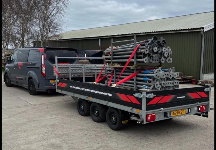 bouwstempels, schroefstempels, stempels, stutten, bm stempel, Doe-het-zelf en Verbouw, Steigers, Gebruikt, Overige typen, 2 tot 5 meter