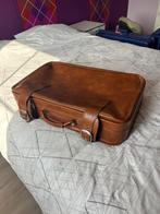 Vintage leren koffer, Gebruikt, Leer, 35 tot 45 cm, Ophalen