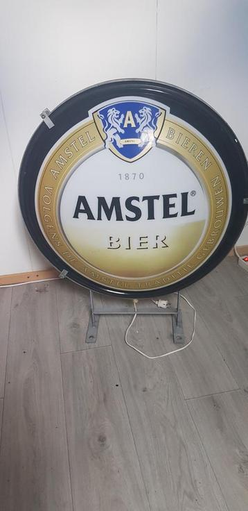 Amstel lichtbak bier gevel bord verlichting +onderlichtbak beschikbaar voor biedingen