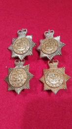47e Middlesex Yeomanry Signal Regiment Kraagspeld, 4 stuks, Ophalen of Verzenden, Landmacht, Nederland, Embleem of Badge