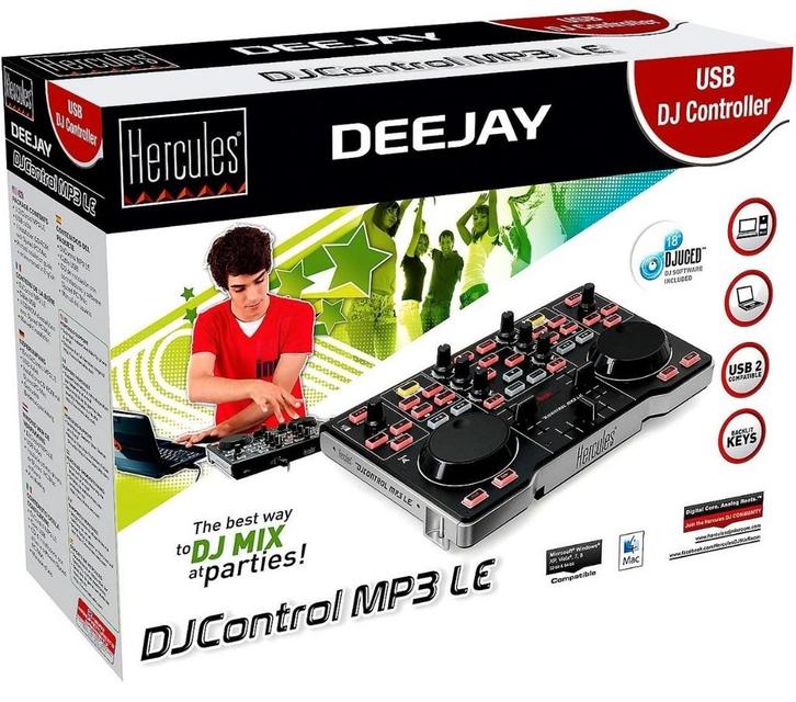 Hercules DJControl MP3 LE Midi Controller, Muziek en Instrumenten, Dj-sets en Draaitafels, Gebruikt, Dj-set, Overige merken, Ophalen of Verzenden