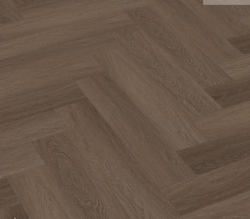 Restpartij 100m2 Ambiant visgraat PVC - Brown beschikbaar voor biedingen