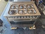 Boretti 6 pits gasfornuis en oven, Witgoed en Apparatuur, Ophalen, Gebruikt, Hete lucht, 60 cm of meer