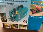 Luchtcompressor met twee verfspuiten, Ophalen, Zo goed als nieuw, Groter dan 1:32