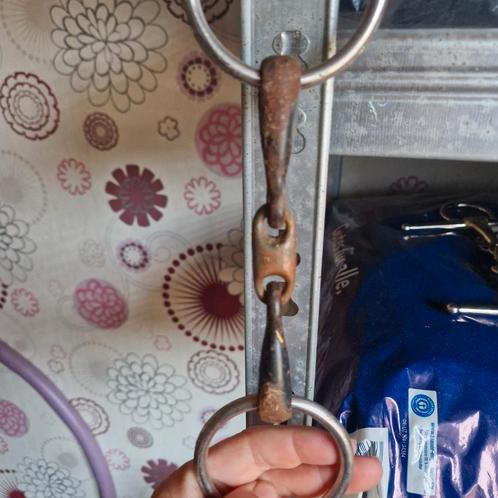 Dubbel gebroken bitje, Dieren en Toebehoren, Paarden en Pony's | Hoofdstellen en Tuigage, Gebruikt, Dressuur, Ophalen of Verzenden