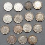 1936 tot 1944 Zilveren Dubbeltjes Munt Koningin Wilhelmina, Zilver, Ophalen of Verzenden, 10 cent, Koningin Wilhelmina