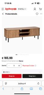 Mooie tv kast, 150 tot 200 cm, Eikenhout, Ophalen of Verzenden, Zo goed als nieuw