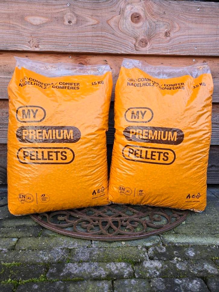 Houtpellets My Premium, 100% naaldhout, ENplus A1, Huis en Inrichting, Kachels, Nieuw, Pelletkachel, Hout, Ophalen