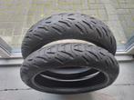 Nette set Michelin Road 6 / GT 160-60-17 & 120-70-17, Motoren, Ophalen of Verzenden, Gebruikt