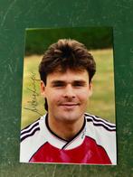 Gesigneerde fotokaart Anders Limpar Arsenal, Verzamelen, Sportartikelen en Voetbal, Ophalen of Verzenden, Zo goed als nieuw, Buitenlandse clubs