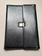 Luxe schrijfmap A4 zwart leer, Ophalen of Verzenden