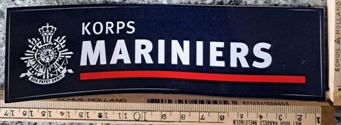 Sticker Korps Mariniers Landmacht militaire, Verzamelen, Stickers, Zo goed als nieuw, Overige typen, Ophalen of Verzenden