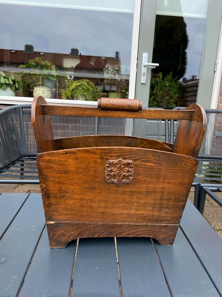 Vintage Lectuurbak / Tijdschriftenhouder, Huis en Inrichting, Woonaccessoires | Krantenbakken en Lectuurbakken, Gebruikt, Ophalen of Verzenden