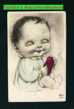 Prachtige oogjes kaart baby schoentje OOG-14, Verzamelen, Ansichtkaarten | Themakaarten, Gelopen, Kinderen, 1920 tot 1940, Verzenden