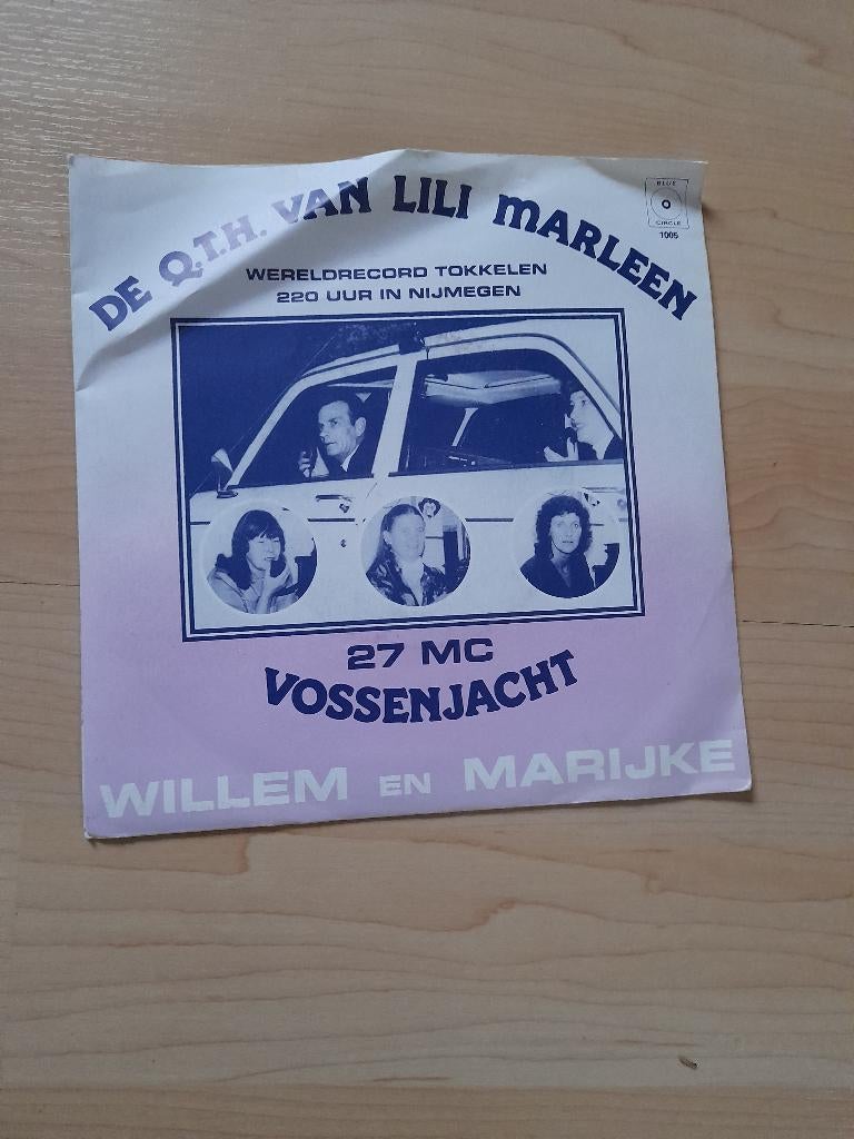 SINGLE DE QTH VAN LILI MARLEEN WERELDRECORD TOKKELEN 220 UUR, Cd's en Dvd's, Ophalen of Verzenden, Gebruikt, Nederlandstalig