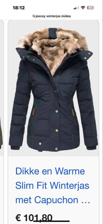 Jeecey Winterjas met Capuchon - Maat M beschikbaar voor biedingen