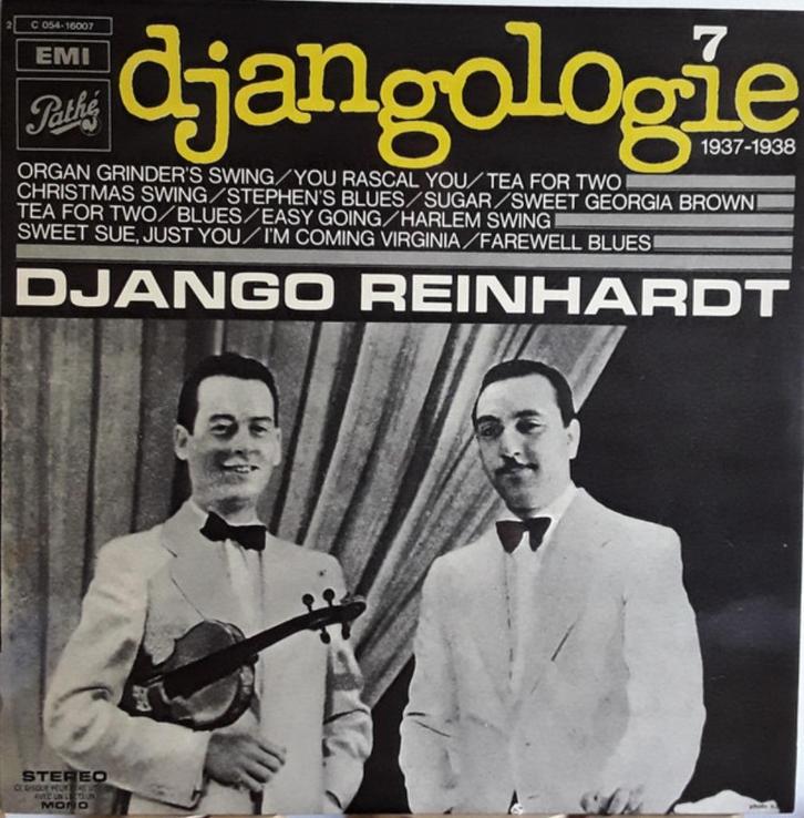 LP - Django Reinhardt ‎– Djangologie 7 (1937-1938), Cd's en Dvd's, Vinyl | Jazz en Blues, Gebruikt, Jazz, 1960 tot 1980, 12 inch