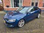 Volkswagen Jetta 1.4 TSI higline 2012 Blauw, Auto's, Volkswagen, Voorwielaandrijving, Zwart, 4 cilinders, Blauw