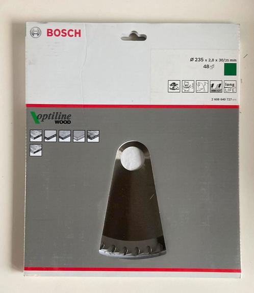 Bosch cirkelzaag bladen 235mm, Doe-het-zelf en Verbouw, Gereedschap | Zaagmachines, Nieuw, Ophalen of Verzenden