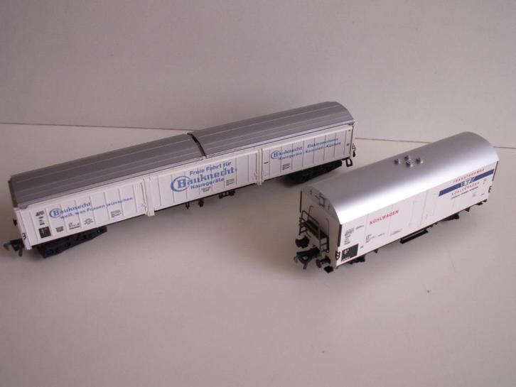 Fleischmann 2 stuks goeder wagons 5320 + 5389, Hobby en Vrije tijd, Modeltreinen | H0, Gebruikt, Wagon, Gelijkstroom, Fleischmann