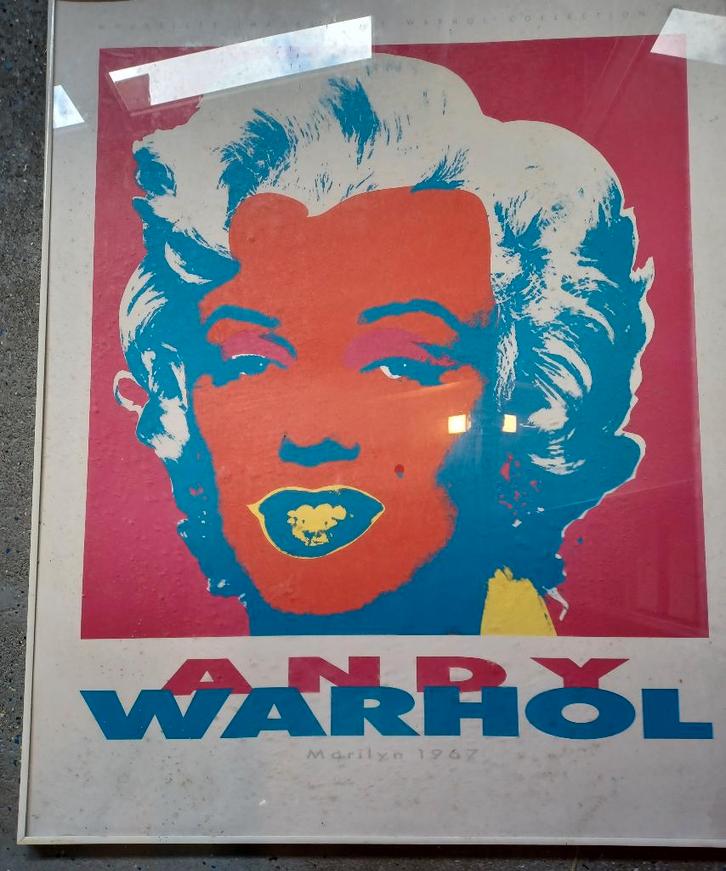vintage Andy Warhol Marilyn Monroe Franse Nouvelles pop art, Antiek en Kunst, Kunst | Litho's en Zeefdrukken, Ophalen of Verzenden