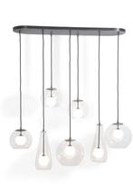 1x NIEUWE! hanglamp BORIS (van Coco Maison), Huis en Inrichting, Lampen | Hanglampen, Ophalen of Verzenden, Nieuw, Glas, 75 cm of meer