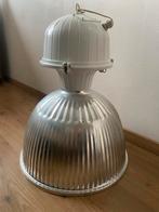 Originele grote industriële hanglamp aluminium, Ophalen of Verzenden, Industrieel