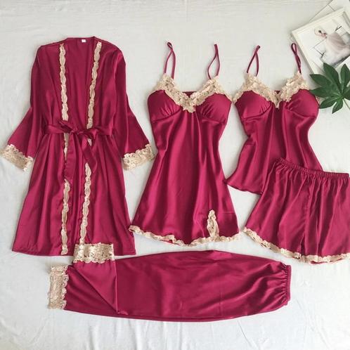 Rode dames nachtjapon met kant kimono ochtendjas babydoll, Kleding | Dames, Ondergoed en Lingerie, Nachtkleding, Rood, Verzenden