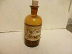 Oude Apothekers Fles etiket Tinctura Valerianae 15cm hoog., Antiek en Kunst, Curiosa en Brocante, Ophalen of Verzenden