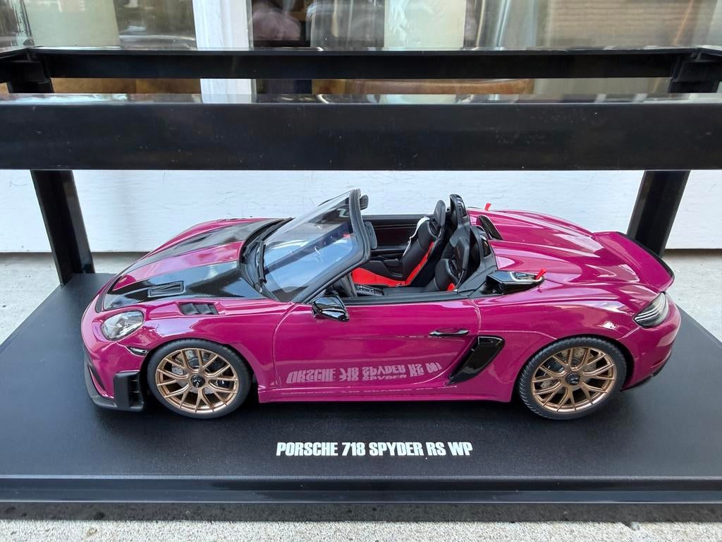 1:18 Porsche 718 Spyder RS Weissach Pink GT Spirit GT486, Overige merken, Info@gts-models.com, 2, rue de l'écusson, Zone commerciale Oxygène Sud, Josselin, 56120, FR