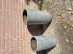 bloempotten grijs groot twee stuks, Tuin en Terras, Bloempotten, Ophalen of Verzenden, 'T Olde Gre-j, Info@toldegrej.nl, Endepoelstraat 20f Didam