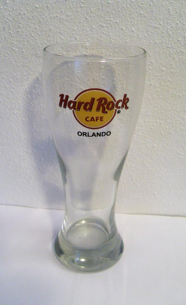 Hardrock Café Orlando Glas Hardrock Cafe USA Bierglas, Verzamelen, Glas en Borrelglaasjes, Zo goed als nieuw, Bierglas, Ophalen of Verzenden