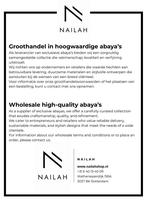 Groothandel in hoogwaardige abaya’s!, Ophalen, Nieuw