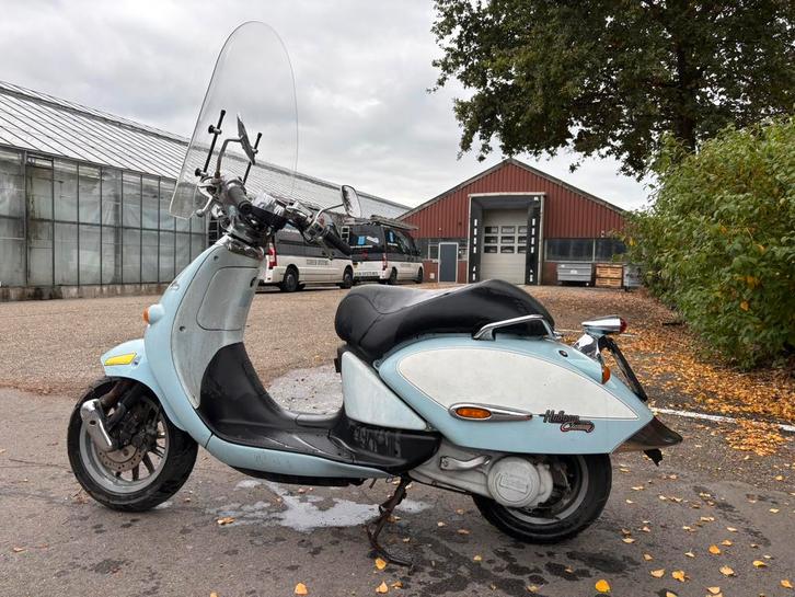 Aprilia Habana bromscooter 2005, Fietsen en Brommers, Scooters | Aprilia, Gebruikt, Mojito of Habana, Maximaal 45 km/u, Tweetakt