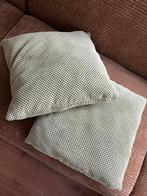 Groene kussens, Ophalen, Zo goed als nieuw, Groen, Vierkant