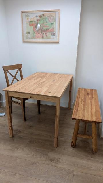 IKEA Ingo Tafel / Bureau - Gelakt Grenenhout beschikbaar voor biedingen