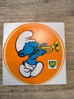 Smurfen smurf vintage BP tankstation sticker trompet, Verzamelen, Zo goed als nieuw, Verzenden