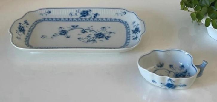 Sigma Japan Victorian Blue serveerset, Huis en Inrichting, Keuken | Servies, Zo goed als nieuw, Schaal of Schalen, Overige stijlen