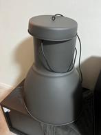 Twee grijze lampenkappen voor hanglamp, Ophalen, Gebruikt, 25 tot 50 cm, Rond