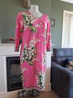 Piero Moretti roze bloemen jurk IT 44 NL 40 gratis verz NL, Maat 38/40 (M), Verzenden, Zo goed als nieuw, Knielengte