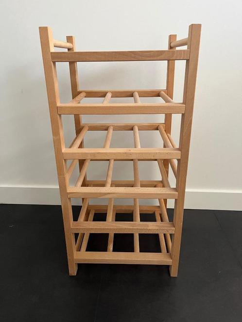 Houten Wijnrek IKEA, Huis en Inrichting, Keuken | Keukenbenodigdheden, Zo goed als nieuw, Ophalen