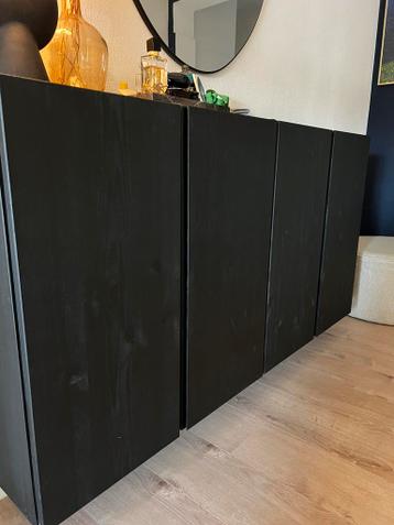 2x IVAR ikea (zwart geschilderd) - afbeelding 2