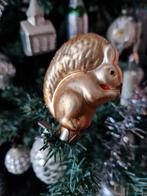 Glazen eekhoorn op knijpertje glas kerstbal kerst bal, Diversen, Kerst, Ophalen of Verzenden, Zo goed als nieuw