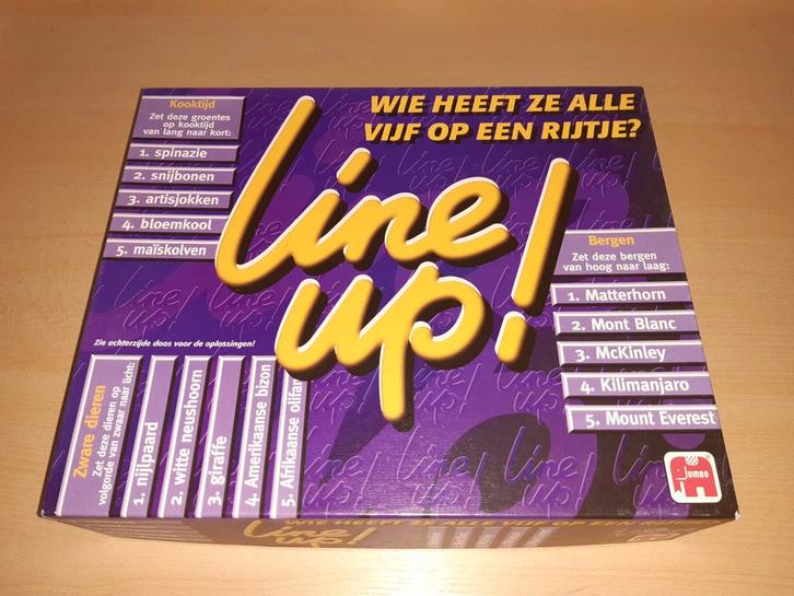 Line up nieuw Jumbo, Hobby en Vrije tijd, Gezelschapsspellen | Bordspellen, Nieuw, Ophalen of Verzenden